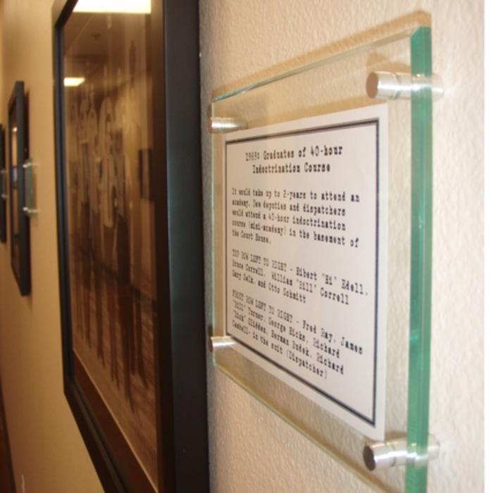 Custom Framing with Plaques