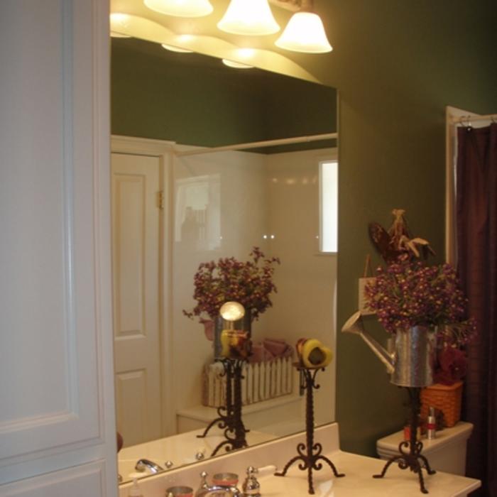 Bathroom Mirror Before