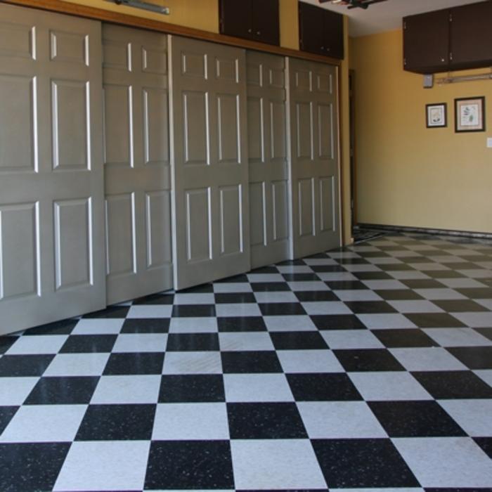 VCT Tile for Custom Garage Flooring